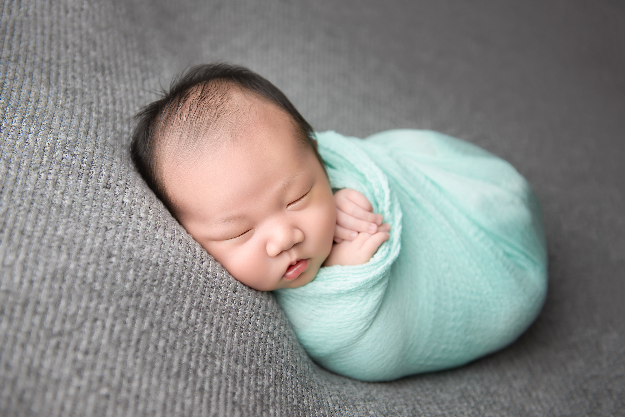 Newborn Photography Mint Wrap