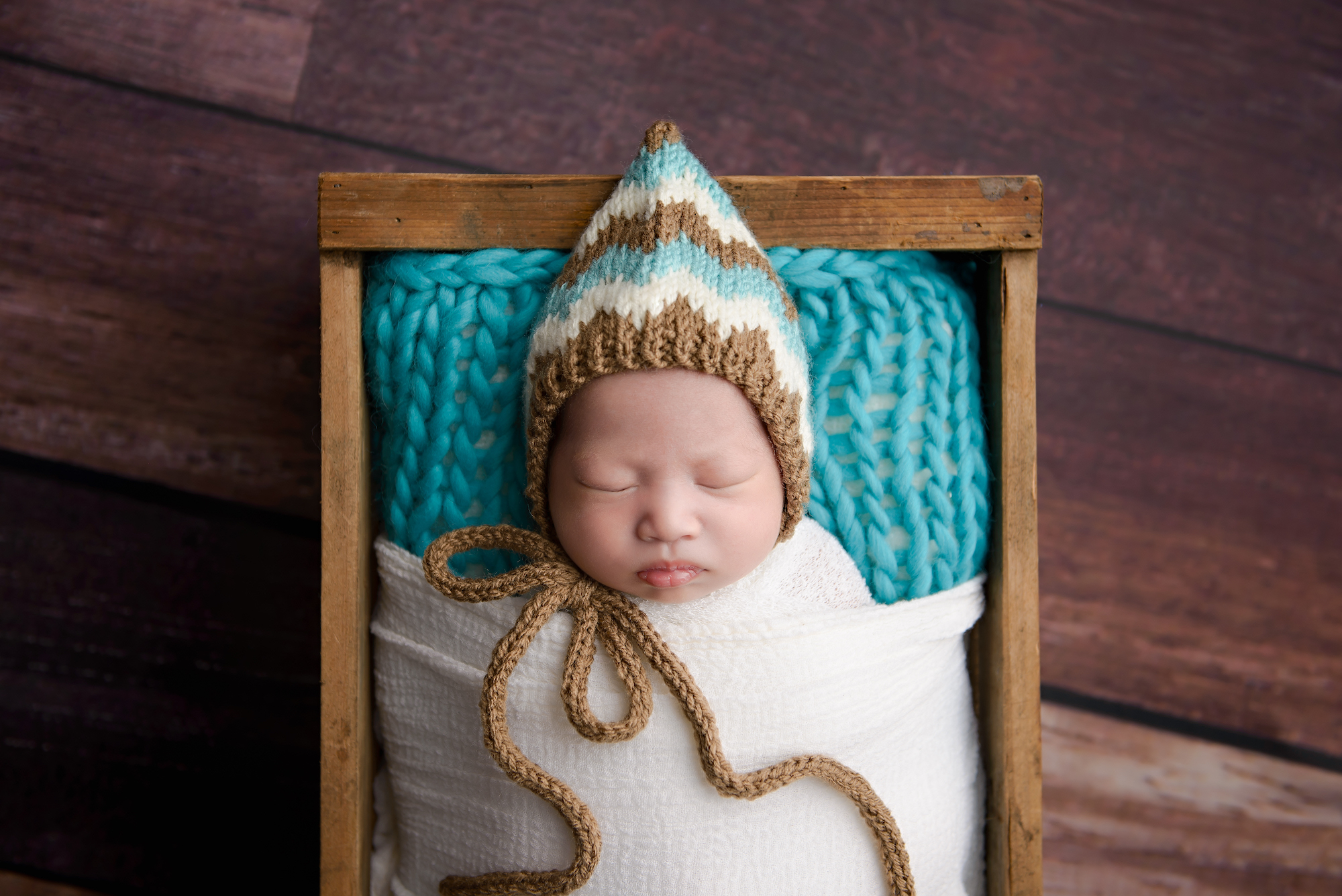 Calgary Baby Photographer Sleeping On Bed