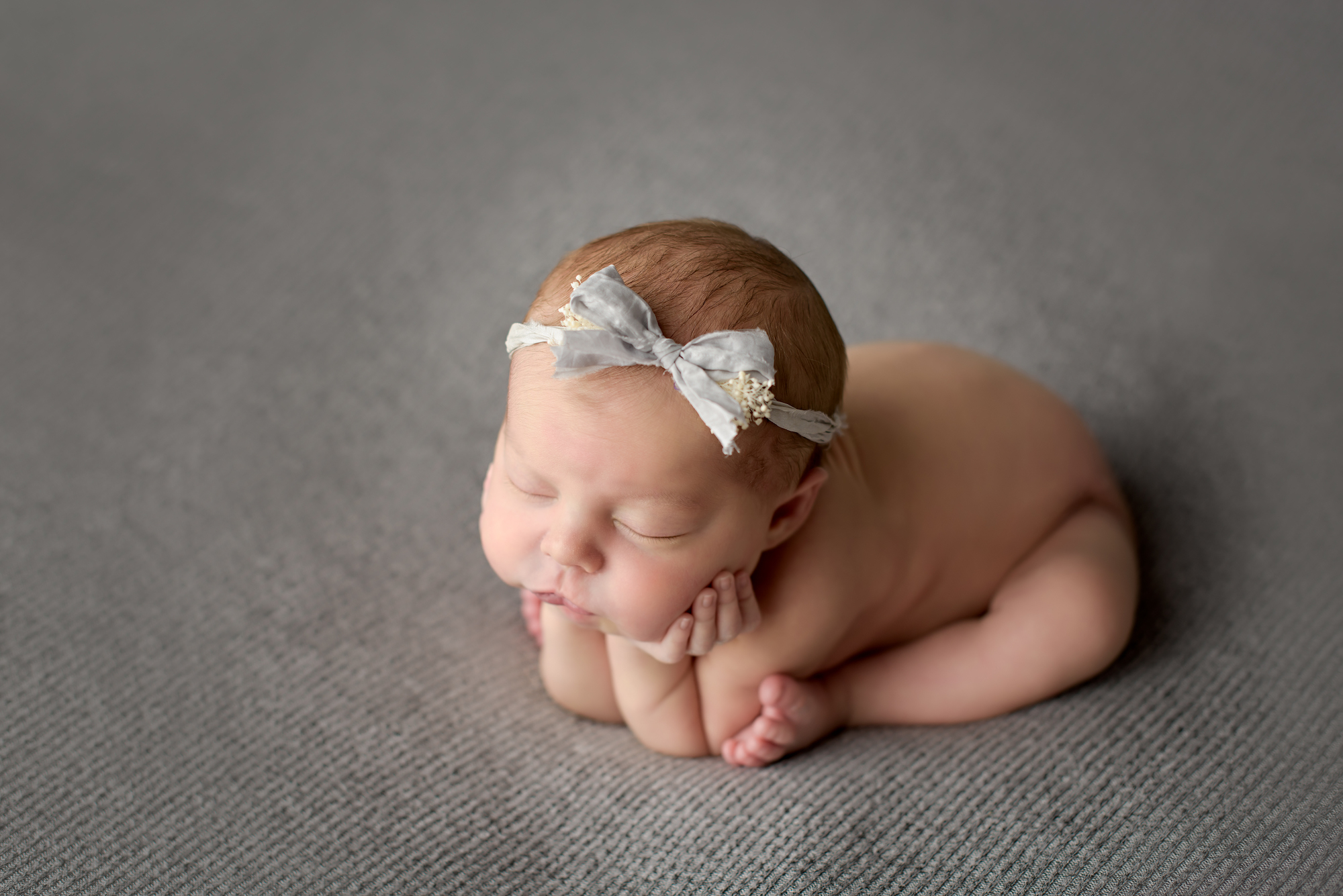 Calgary Newborn Baby Froggy Pose