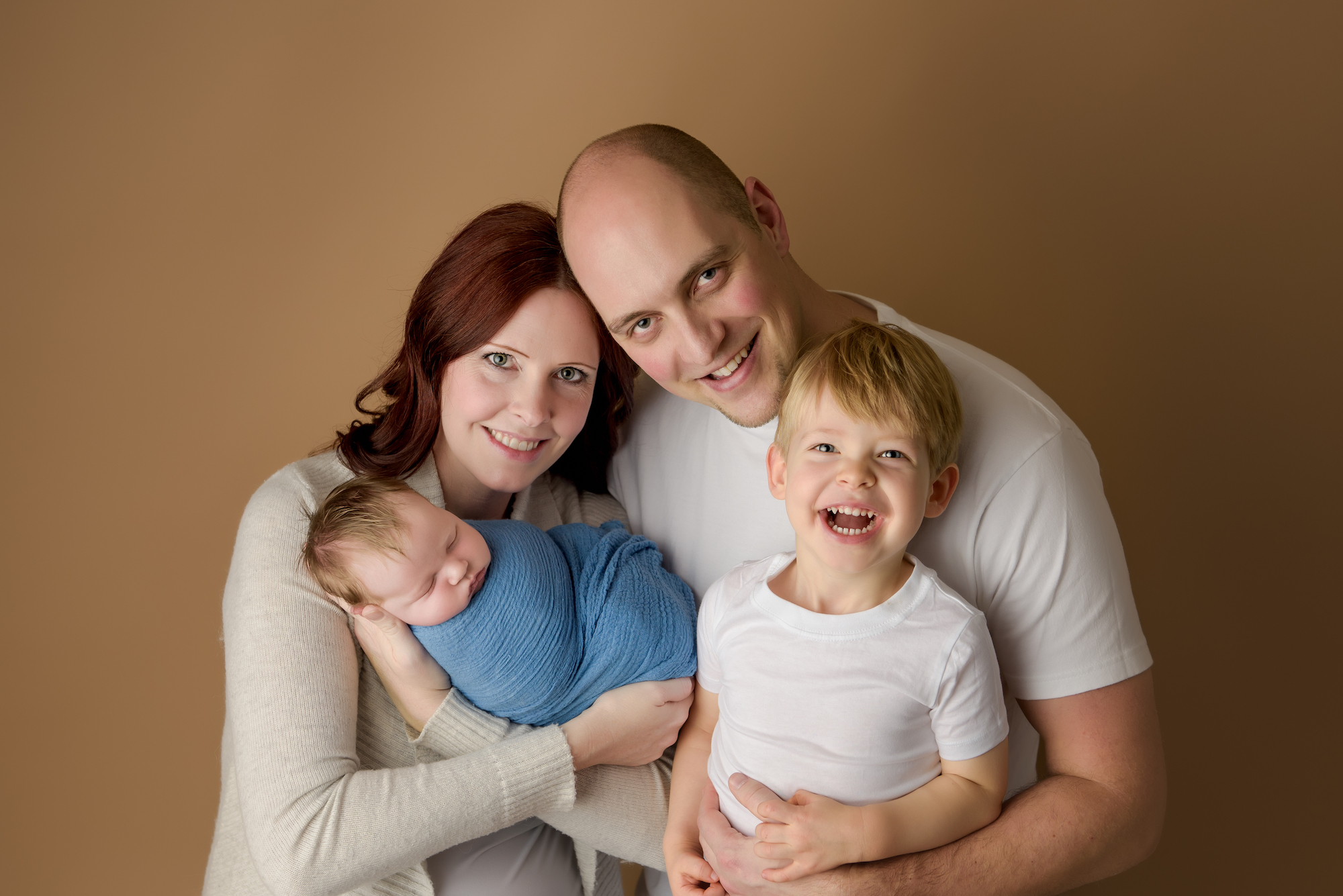 Calgary Newborn Photographer Family With Two Kids