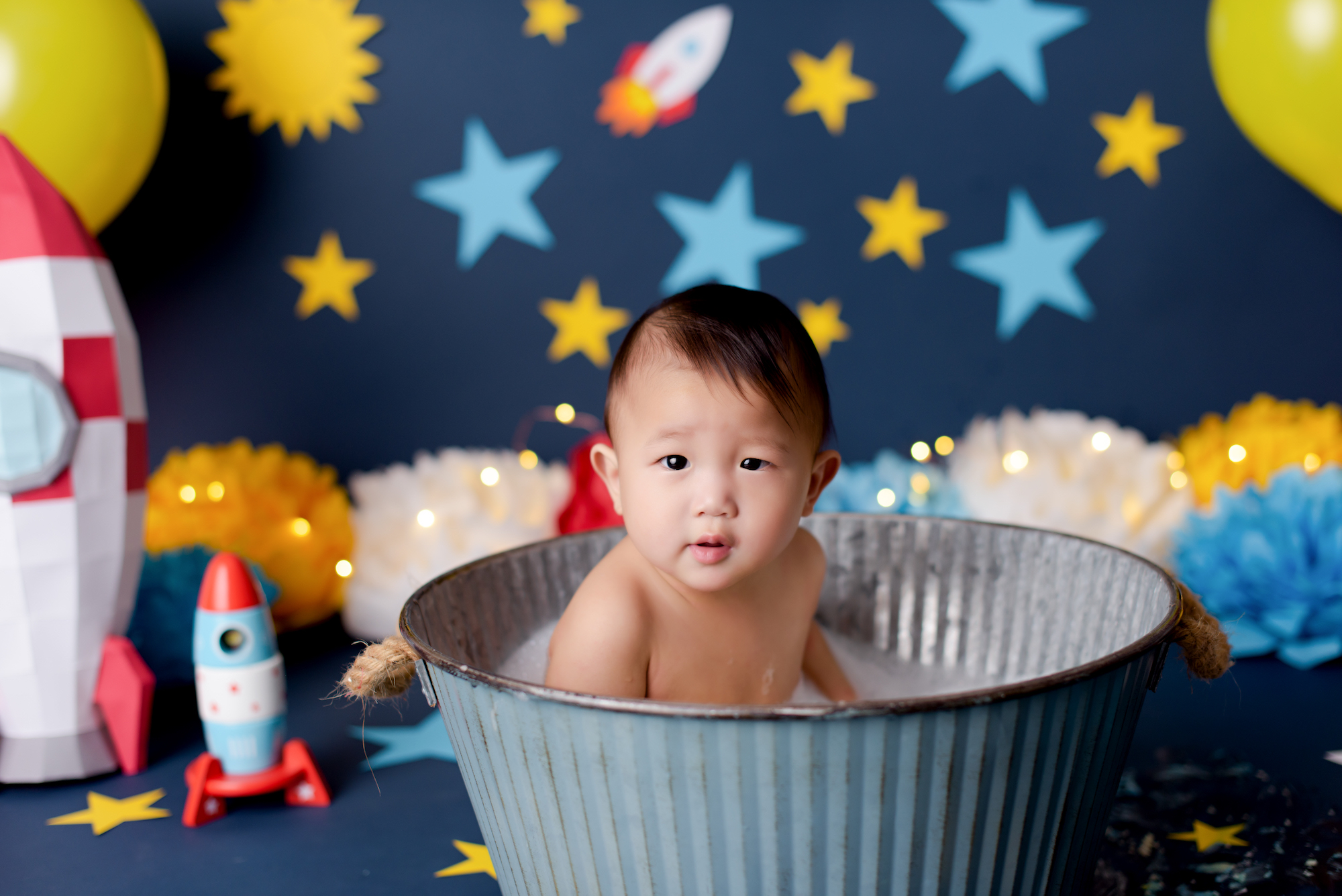 Amanda Dams Photography Cake Smash Ayrton Bathtub