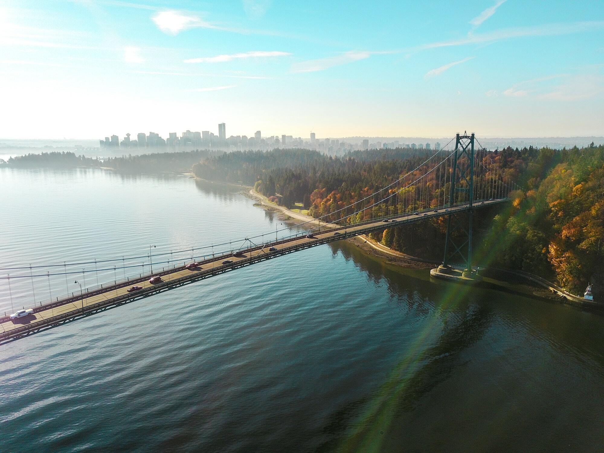 aerial image of Vancouver