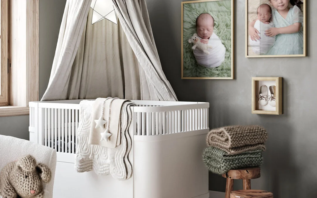 Designing Your Baby’s Space: Nursery Wall Art Ideas with Custom Framed Portraits