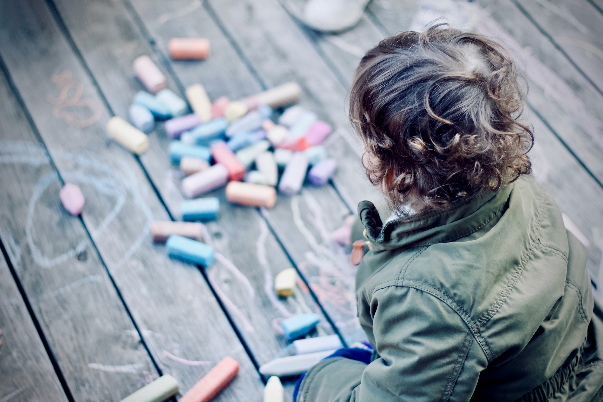 Child Playtime Chalk