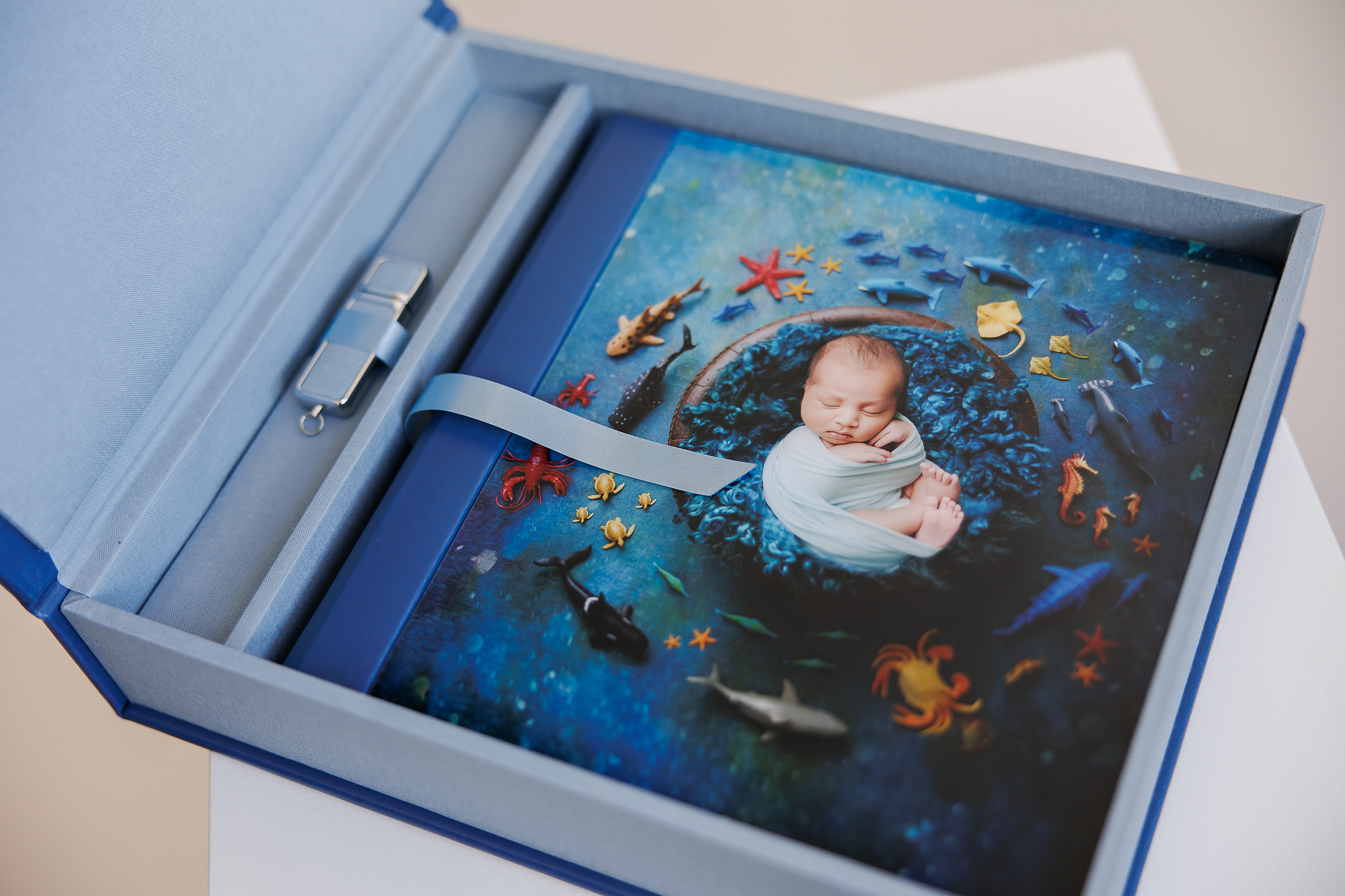Newborn Photography Acrylic Album Amanda Dams 4